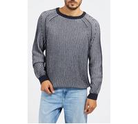 GUESS Ls Plaited Boucle Allan Swtr Smart Blue Multi Taglia: M | Maglioni Outlet | Uomo | Blu