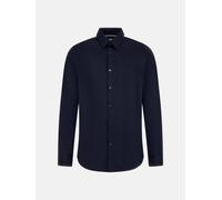 Guess Ls Sunset Shirt Blu - Taglia S Abbigliamento Uomo Camicie Maniche Lunghe
