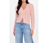 GUESS Ls Vn Bea Open Stitc Pink Pearl Taglia: L | Maglioni a maglia Outlet | Donna | Rosa