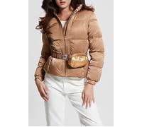 GUESS Lucia Bum Bag Puffa Wet Sand Multi Taglia: M | Giacche invernali Outlet | Donna | Marrone
