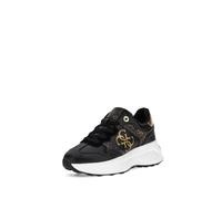 GUESS Sneakers Nero Marrone Luckei 4G Logo da Donna - 39