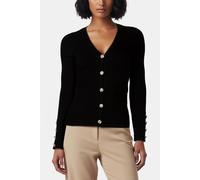 GUESS Luna Ls Ribbed Cardi Jet Black A996 Taglia: L | Cardigan Outlet | Donna | Nero