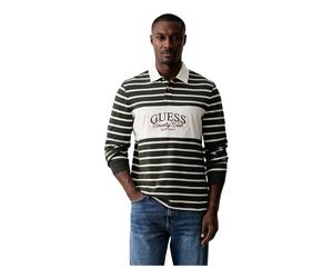 Guess - Maglia a Maniche Lunghe a Righe - - Tops - Uomo - Multicolore - S