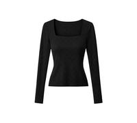 GUESS Maglietta a maniche lunghe nero | XS