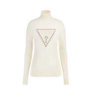 Guess Maglia Donna Modello Melanie con Logo Triangolo Frontale