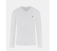 GUESS Maglia Donna Ragazza Scollo V Manica Lunga Casual