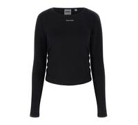 GUESS Maglia funzionale 'NAT' nero / bianco Donna GUESS S