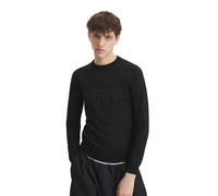 Guess Maglia Girocollo Logo Uomo Ragazzo Nera