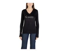 Guess - Maglia nera con scollo a V per autunno/inverno - - Knitwear - Donna - Nero - L