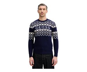 Guess - Maglieria Girocollo - - Knitwear - Uomo - Blu - 2XL