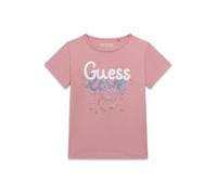 GUESS Maglietta a maniche corte da bambina, Rosa chiaro, 3 Years