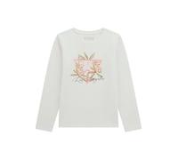 GUESS Maglietta a Maniche Lunghe per Bambine e Ragazze Bianco 14 Anni (164cm)