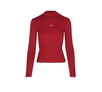 GUESS Maglietta a maniche lunghe rosso scuro | S