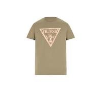 GUESS Maglietta a triangolo Eco a maniche corte da uomo, Pianta Salvia, L