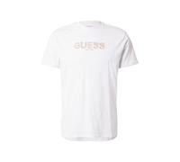 GUESS Maglietta beige / bianco Uomo GUESS M