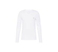 Maglietta a maniche lunghe con scollo a V Guess Core Blanc M