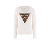 GUESS Maglietta champagne / marrone / nero / bianco Donna GUESS XS