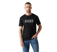 Guess Maglietta da Uomo Eco a Maniche Corte Guess con Logo in Rilievo