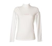 GUESS Maglietta Donna Maglia Manica Lunga Dolcevita con Logo Strass Articolo QBRI00K9TJ5 Sidney Mockneck TOP, G011 Bianco, S