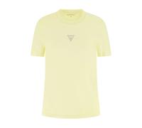 GUESS Maglietta giallo pastello / argento Donna GUESS M