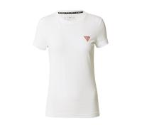 GUESS Maglietta grigio chiaro / rosso fuoco / bianco Donna GUESS L grigio chiaro / rosso fuoco / bianco