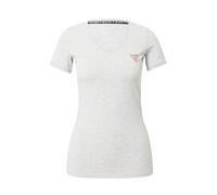 GUESS Maglietta grigio chiaro / rosso / nero / bianco Donna GUESS XS grigio chiaro / rosso / nero / bianco