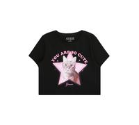 GUESS Maglietta grigio / rosa / rosa / nero Bambini GUESS 140 grigio / rosa / rosa / nero