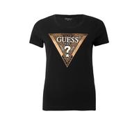 GUESS Maglietta marrone / oro / nero / bianco Donna GUESS XS