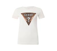 GUESS Maglietta marrone / rame / nero / bianco Donna GUESS XXL marrone / rame / nero / bianco