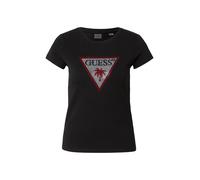 GUESS Maglietta merlot / nero / argento Donna GUESS XL