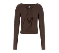 GUESS Maglietta 'MILENA' marrone scuro Donna GUESS S