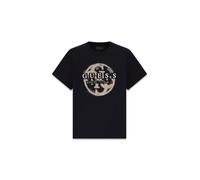 GUESS Maglietta mocca / nero / bianco Uomo GUESS XXL