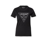 GUESS Maglietta nero / argento / bianco Donna GUESS M