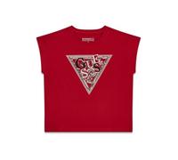 GUESS Maglietta per Bambine e Ragazze Rosso Scuro 16 Anni (176cm)