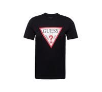 GUESS Maglietta rosso acceso / nero / bianco lana Uomo GUESS XL
