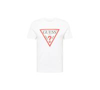 GUESS Maglietta rosso / nero / bianco Uomo GUESS M rosso / nero / bianco