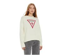 GUESS Maglione A Girocollo Gj Big Triangle W4BR12Z3HM1 Bianco