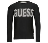 Guess Maglione AMYAS LS CN SLOGAN SWEATER in Nero EU M