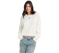 Guess maglione bianco a trecce GJ pullover Guess Jeans W5BR09Z0561G293