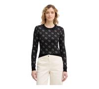 Guess - Maglione con Strass 4G - - Knitwear - Donna - Nero - M