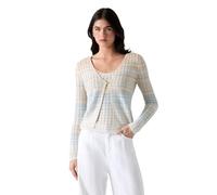 GUESS Giacchetta 'ROSALYN' beige / blu chiaro / bianco Donna GUESS L