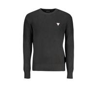 Guess - Maglione in Cotone Nero - - Knitwear - Uomo - Nero - L