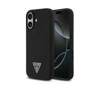 Guess Silicone Triangle Logo MagSafe case per iPhone 17 nero - Nouvo