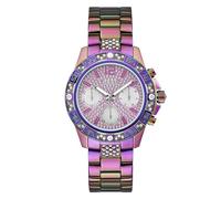 GUESS Majesty GW0771L4 - Orologio da polso da donna, in acciaio INOX, arcobaleno, Bracciale