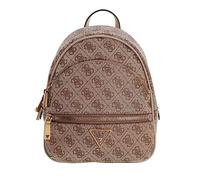 Guess Manhattan Backpack, Zaino Donna, Latte Logo, Unica