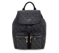 Guess Manhattan Ii Flap Backpack Trolley Handle Borsa Da Donna In Coal