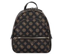 GUESS HWPG71 18320 MANHATTAN II BACKPACK ZAINETTO ZAINO DONNA MOCHA LOGO ZIP