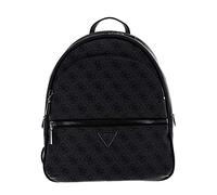 GUESS Manhattan Large Backpack, Borsa Donna, Coal Logo, 28 x 12 x 34