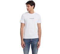 Guess Jeans Maglietta Slim a maniche corte Logo ricamato Bianco Uomo XXL