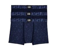 Guess Boxer Set 3 Pack Idol Boxer Trunk U4RG01K6YW0 Blu Scuro Blu